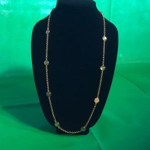 Banana Republic green stone necklace